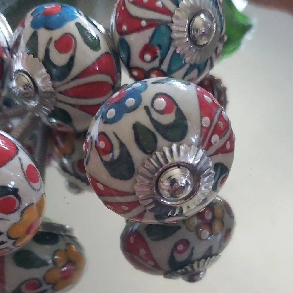 Colorful Ceramic Drawer Knobs